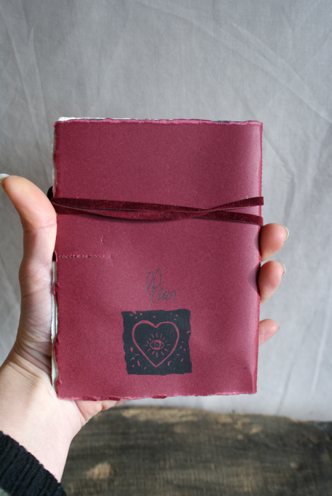 Carnet artisanal - Gravure Farfalla L'Aubépine Carnet artisanal - Gravure Farfalla L'Aubépine