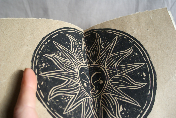 Carnet artisanal - Gravure Farfalla L'Aubépine Carnet artisanal - Gravure Farfalla L'Aubépine