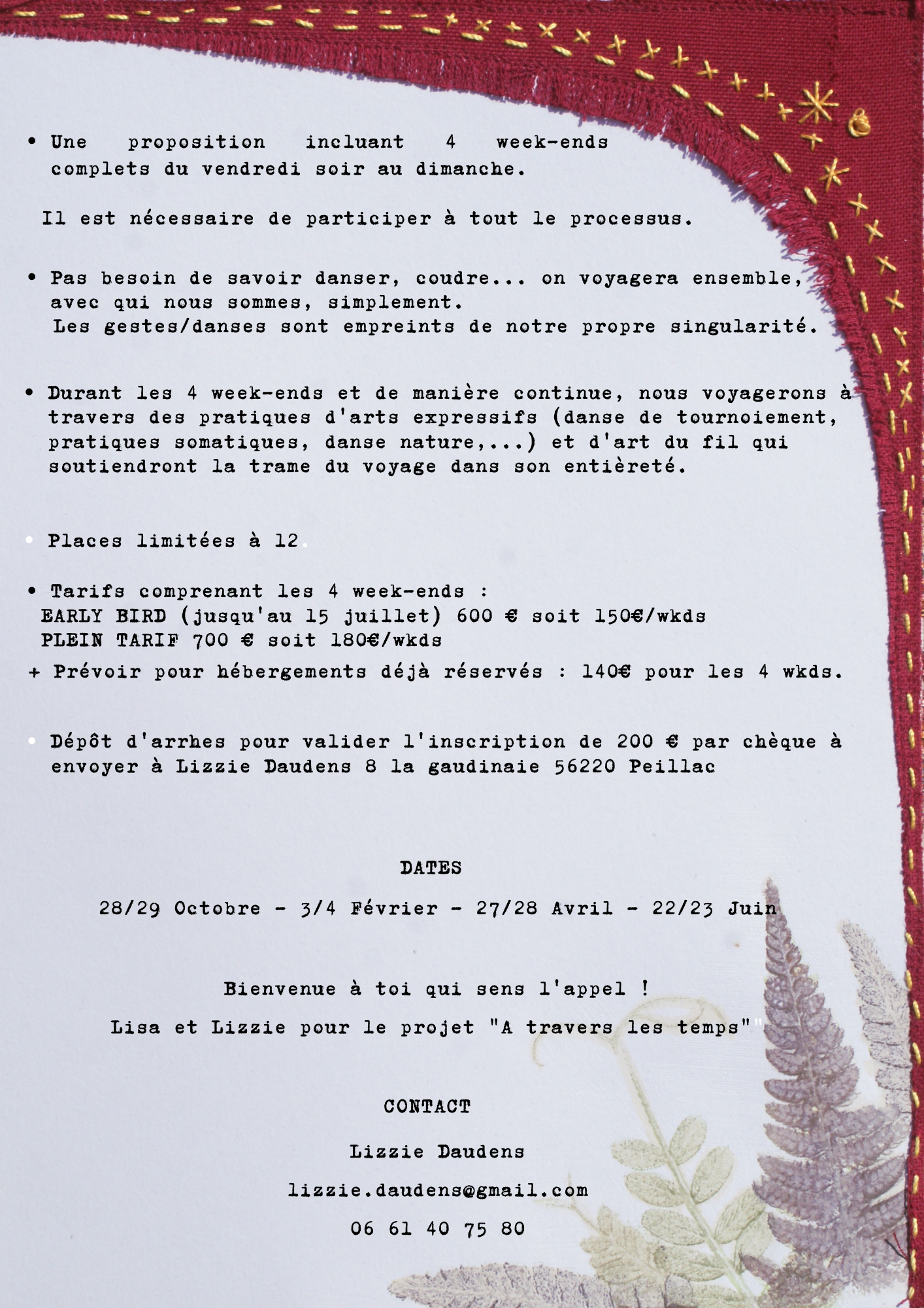 A travers les temps - Cycle couture jupe danse tournoiement A travers les temps - Cycle couture jupe danse tournoiement