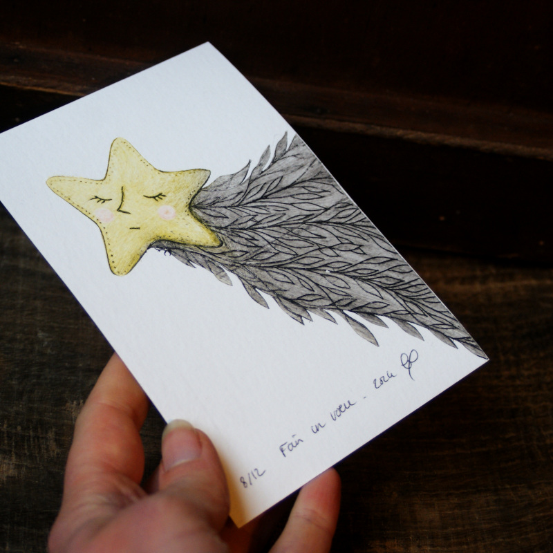 Fais un voeu - Gravure tetrapak Fais un voeu - Gravure tetrapak