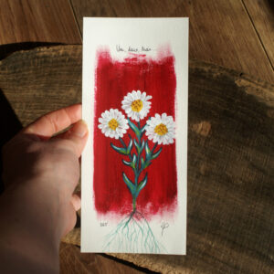 Un, deux, trois - Peinture originale