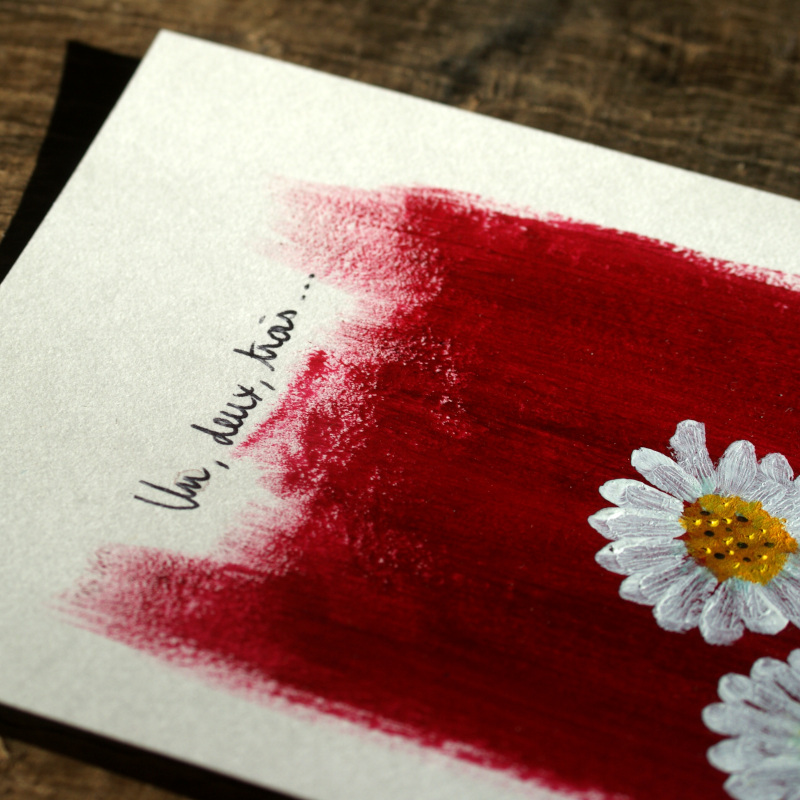 Un, deux, trois - Peinture originale Un, deux, trois - Peinture originale