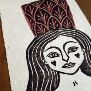 Doux comme – Linogravure
