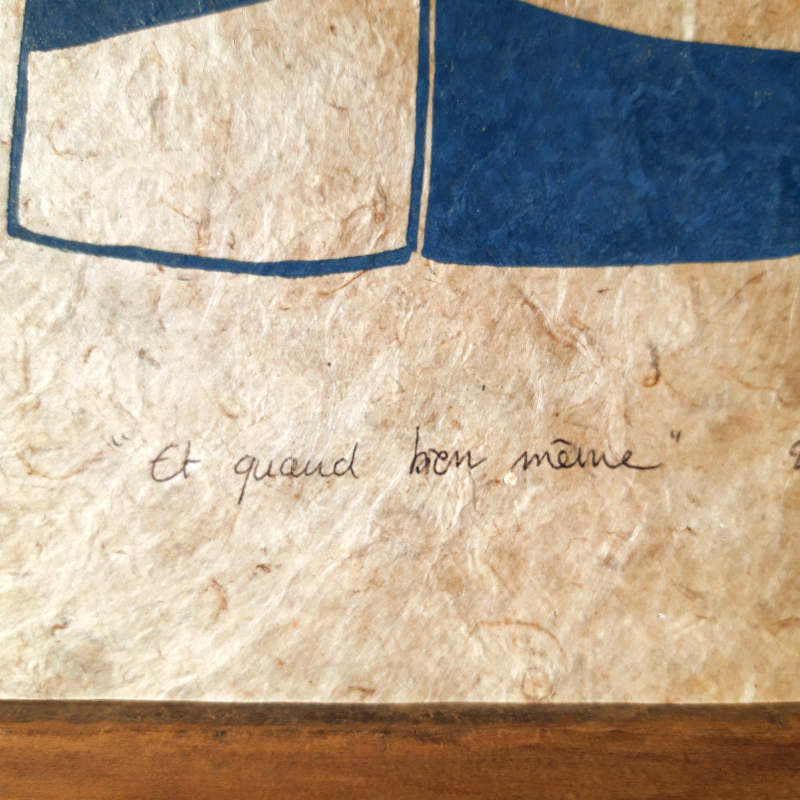 Et quand bien même - linogravure