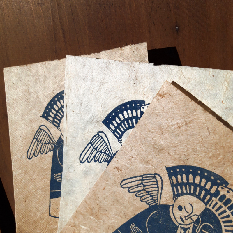 Et quand bien même - linogravure