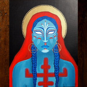 La veilleuse d’entre-mondes – Peinture originale