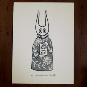 Memento mori – Linogravure